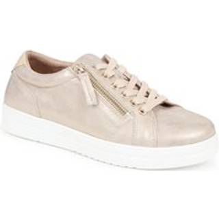 Pavers Pavers Gold Lace-Up Chunky Trainers
