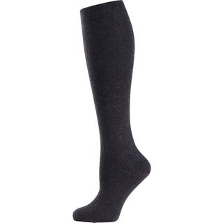 Trofe Cotton Knee Socks - Grey - Str 39/42