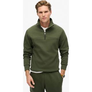 Superdry Superdry Dark MOSS Grøn Tech Loose Half Zip Sweatshirt