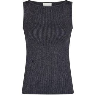 Neo Noir Talia Glitter Knit Top - Blå - str. 42