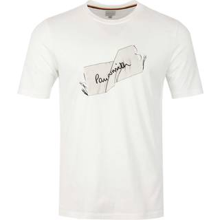 Paul Smith Label T Shirt in White | Paul Smith | Norton Barrie - S