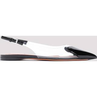AlaÃ¯a Le CÅur patent leather and PU slingback flats - black - EU 41