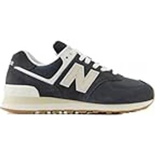 New Balance Kvinder 574 i Grå/Hvid Suede/Mesh, Størrelse 39