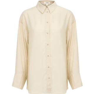 Soaked In Luxury Slleodora Shirt Ls Bluser 30407638 Oatmeal (MEDIUM)