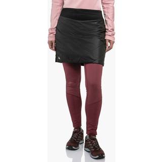 Schöffel Women's Insulated Skirt Cascata Syntetisk nederdel Damer størrelse 34 farve sort