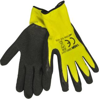 THOR Light Grip Fingerdyppet latexhandske Str.10 sort