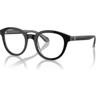 Giorgio Armani AR7256 6087 50 Briller Mænd Black - Black On Transparent Green - 50mm