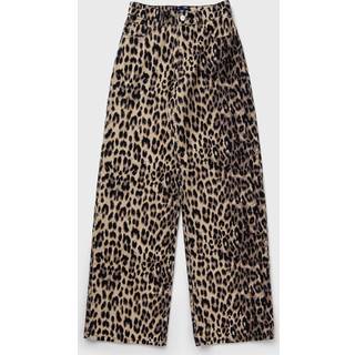 Nicette Jeans - Brown Baum Leopard - Baum und Pferdgarten - Leopard S