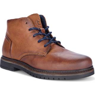 bugatti Herren Desert Boots braun, cognac Glattleder