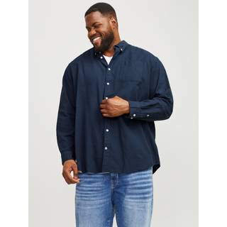 Plus Size Regular Fit Casual Skjorte