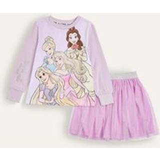 Brand Threads Brand Threads Purple Girls Disney Princess 100% Cotton Top And Tutu Set