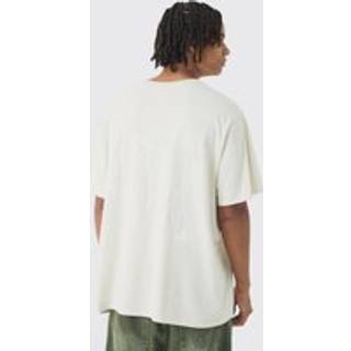 Mens Stone Regular Fit Antelope Print T-Shirt