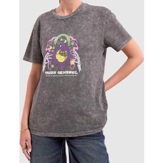 Vans - Unibalance Boyfriend Fit T-Shirt, Woman, Black, Size: S - Black - S