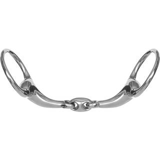 Waldhausen bid - 3-delt muffe - "Eggbut snaffle" - T: 16 mm - 14.5