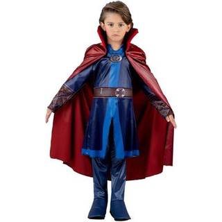 Marvel Doctor Strange Official Youth Haloween kostume - Tunika og bukser plus polstret aftagelig kappe (r) multi
