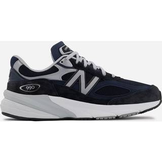 New Balance Kvinder Made in USA 990v6 i Blå/Hvid Suede/Mesh, Størrelse 39