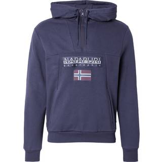 Napapijri Burgee Half Zip Hoodie 2.0 Hoodie Herrer størrelse 3XL farve blå