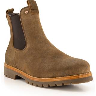 Panama Jack Herren Chelsea Boots braun Glattleder