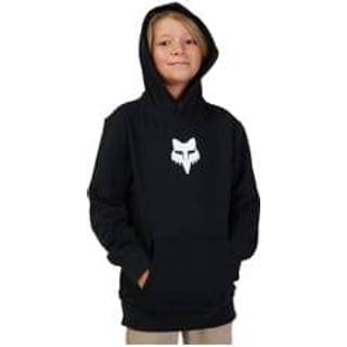 FOX Racing Kid's Legacy Fleece Pullover Hoodie Børn størrelse M farve sort