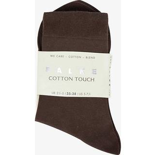 Cotton Touch Strømper, Dark Brown, 39-42