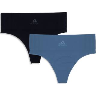 adidas 2-pak BOS Smart Micro 720 Seamless Thong Multi - Black/Blue - X-Large