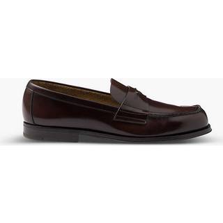 Brushed Leather Loafers in Sienna - 7