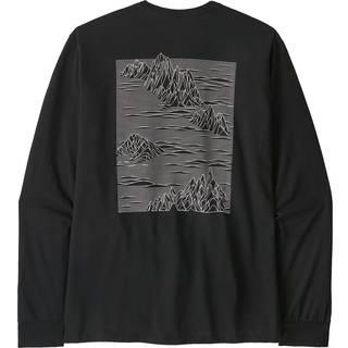 Patagonia L/S Strataspire Responsibili-Tee Longsleeve størrelse S farve sort