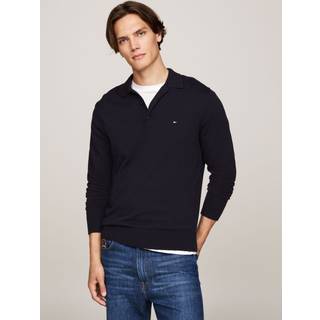 Polo Collar Jumper with Cashmere