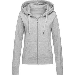 Stedman Active Hooded Sweatjacket For Women - Greymarl - X-Large