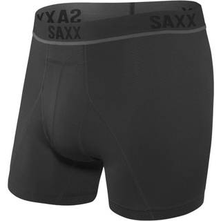 Saxx Kinetic Light-Compression Mesh Boxer Brief Syntetisk undertøj Herrer størrelse S farve sort