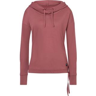 super.natural Women's Funnel Hoodie Roan Rouge, XS
