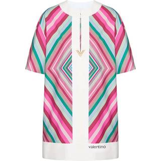 Valentino VGold Rhombus 75 cotton poplin minidress - multicoloured - L