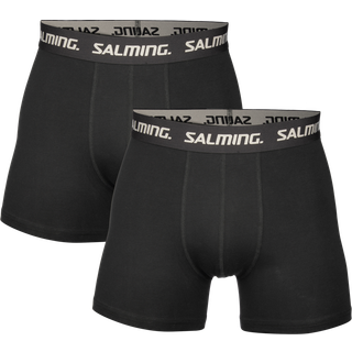 Salming 2-pak Cotton Boxer - Black - Large