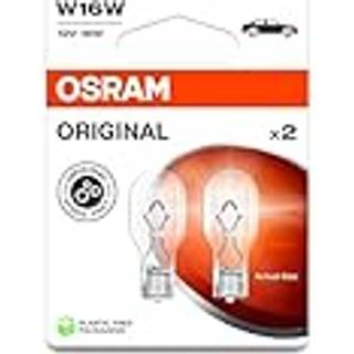 OSRAM ORIGINAL - KILEFODSTYKKE - W16W Ekstra pære - 2-pakning