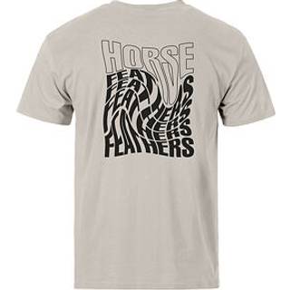 T-shirt Horsefeathers Distort T-Shirt Cement L - Cement - L