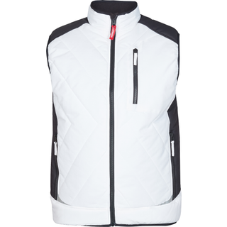 ENGEL Galaxy quiltet vintervest Hvid/Antrazitgrå 5850-193 5XL