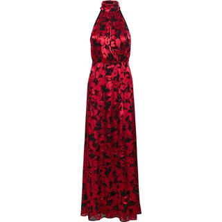 Gestuz Elvagz P Silk Maxi Dress Kjoler 10909407 Red Leaves (40)