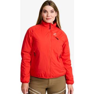 Flatter Insulated Jacket Dame Aurora Red, Størrelse:XS - Vinterjakker