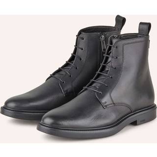 BOSS Black Herren Schnürboots schwarz Glattleder