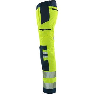 Fristads 130164 Hi Vis Bukser kl.2, Flexforce / Arbejdsbukser Hi-Vis gul/Marine C148