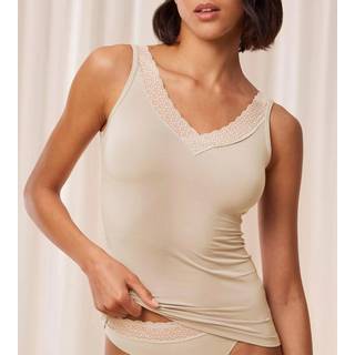 Triumph Feel of Modal Spaghetti top, creme, Størrelse: L, Dame