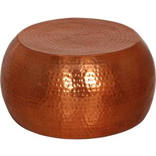 Sofabord Hamret Aluminium Farvet - Messing