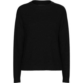 Pieces - Pcjuliana Ls O-neck Knit - Striktrøjer og cardigans til kvinder - Black - XL