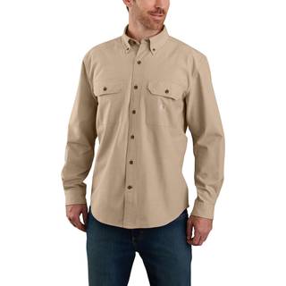 CARHARTT® LOOSE CHAMBRAY L/S SHIRT DARK TAN CHAMBRAY