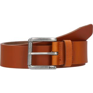 BOSS Black Herren Gürtel braun Glattleder