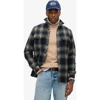 Superdry Vintage Wool Miller Overshirt Navy