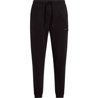 Chenille Monogram Joggers - Black - S