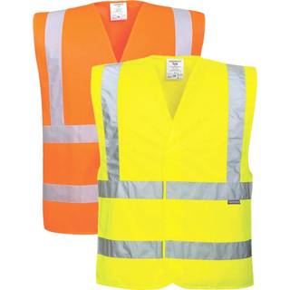 Portwest EC76 Eco hi-vis vest (10 pk) Orange 4X/5X