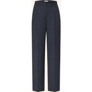 Flannel Relaxed Straight Leg Trousers