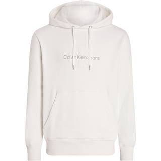 Chenille Monogram Hoodie - White - XXS